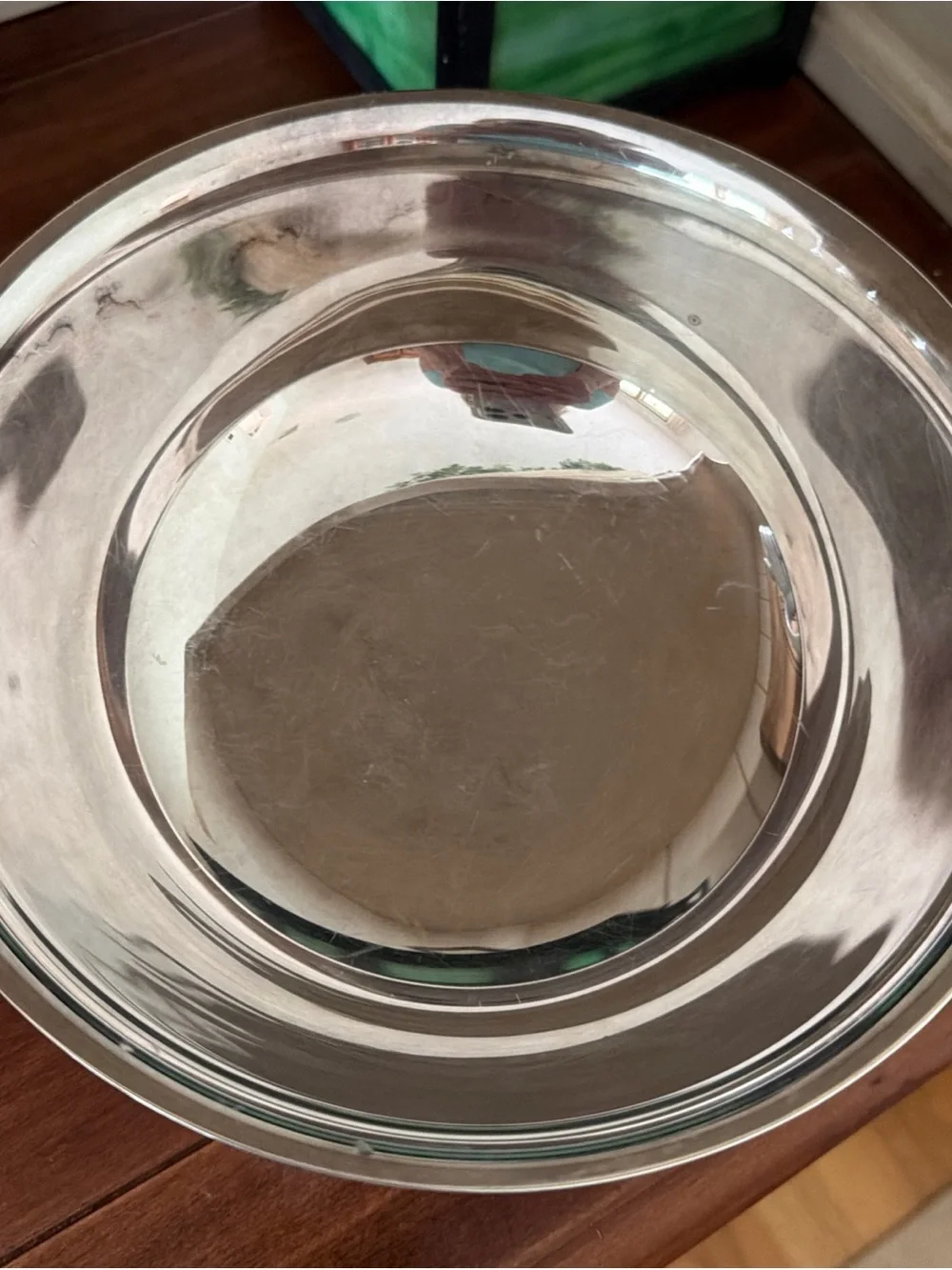 Gorham Polished Silver plated Serving Bowl vintage 8 “ diameter